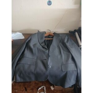 Kasper Men's Gray Textured Blazer Suit Jacket Size 14